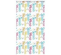 Store de douche PEVA avec cassette - Imperméable - Pour une intimité optimale - Peu encombrant et sans danger pour les enfants - Avec connecteur de chaîne et clip de câble