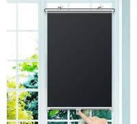 Store de Fenêtre Occultant A Ventouse,Rétractable Portable Store À Rouleau Pare-Soleil,sans Perçage,Stores Temporaires,Rideaux D'intimité pour Fenêtres,Salon,Bureau,Salle de Bain,Voiture