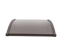 Store de fenêtre pour fenêtre et porte - Store de fenêtre extérieure - Grand lavabo - Store de fenêtre pour une utilisation sur les terrasses, vérandas, fenêtres - 80 x 80 cm - Café fauve