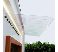 Store De Fenêtre Transparent Et Invisible Et Protection Contre La Pluie, Store De Porte Et De Fenêtre Incurvé Au Design Moderne, Protection Contre La Pluie Et Les UV (40x190cm/16x75in,Transparent)