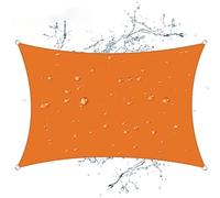 Store de Patio,Voile d'ombrage Rectangulaire,Toile Ombrage avec 4 Corde Libre, Auvent Imperméable UV Protection,Imperméable Toile Ombrages pour Jardin Terrasse Extérieur Piscine Balcon