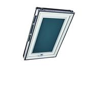 Store d'obscurcissement Roto ZRV Originale - Occultation Presque Totale - Rail de Guidage Argent - pour la Série Designo R6/R8, i8 et Classic 64/84 - Taille 065/140 | 06/14 - Couleur Gris Foncé