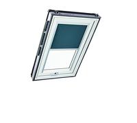 Store d'obscurcissement Roto ZRV Originale - Occultation Presque Totale - Rail de Guidage Argent - pour la Série Designo R6/R8, i8 et Classic 64/84 - Taille 114/098 | 11/09 - Couleur Gris Foncé
