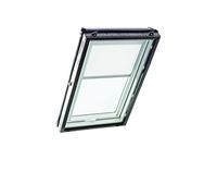 Store d'obscurcissement Roto ZRV Originale - Occultation Presque Totale - Rail de Guidage Argent - pour la Série Designo R4/R7 et Classic 43/73 - Taille 074/098 | 07/09 - Couleur du Tissu Blanc