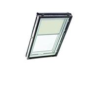 Store d'obscurcissement Roto ZRV Originale - Occultation Presque Totale - Rail de Guidage Argent - pour la Série Designo R4/R7 et Classic 43/73 - Taille 074/118 | 07/11 - Couleur du Tissu Beige