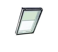 Store d'obscurcissement Roto ZRV Originale - Occultation Presque Totale - Rail de Guidage Argent - pour la Série Designo R4/R7 et Classic 43/73 - Taille 074/118 | 07/11 - Couleur du Tissu Beige Clair