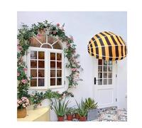 Store dôme Pliable manuellement, Store dôme, Store de fenêtre, Store de Porte, Store dôme en Toile Anti-UV, pour Toutes Les Saisons, Personnalisable, différentes Couleurs et Tailles (C, diam