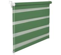 Store double Duoroll 100 cm de large 200 cm de long vert avec corde Store de fenêtre Store à enroulement Jalousie