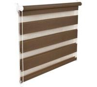 Store double Duorollo 100 cm de large 150 cm de long brun clair moka, corde incluse Store de fenêtre Store à enrouleur