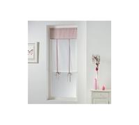 Store droit passe tringle 60 x 150 cm polyester uni dentelle femina Dragee