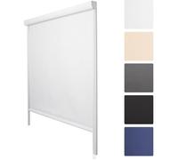 Store droit Sol Royal K24 100x175cm Blanc occultant à cassette - isolant avec cadre complet
