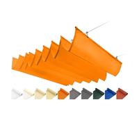 Store électrique à Demi-Cassette, Retractable Wave Sun Shade Sail HDPE Protection Canopy for Patio and Garden Custom Size