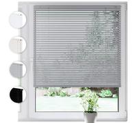 Store en Aluminium SONELLO intérieur 95cm x 175cm Argent Store vénitien en Aluminium Klemmfix sans perçage: Protection visuelle Anti-éblouissement Contre la lumière et Solaire pour fenêtres et Portes