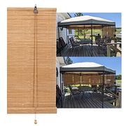 Store en Bambou Store Enrouleur Bambou, Store Venitien Bois Store Extérieur, Murs Décoratifs, Occultant Respirant, Fournir Une Protection De La Vie Privée Et Un Espace Confortable Et Frais