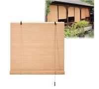 Store Enroulables Extérieurs en Bambou, Stores Romains Occultant 70% 160 120 100 60 80 150 cm, Confidentialité Stores Bambou Imperméables pour Maison Intérieur Extérieur Terrasse(W50cm x H280cm)
