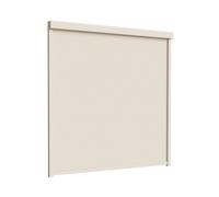 Store enrouleur 200x200 extérieur, Basic, Beige, 2000 x 2000 mm, coffre 90° blanc crème RAL 9001, configurez selon vos besoins