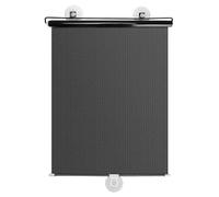 Store Enrouleur à Ventouse de Protection Solaire,Rideau Occultant sans Percage, PVC Store Enrouleur Occultant Noir, Rideau Petite Fenetre avec Transparent Ventouses
