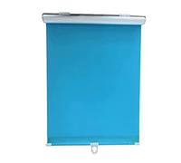 Store enrouleur à ventouse,store occultant rétractable,store de fenêtre à ventouse d'intérieur,store rétractable portable,pour maison/chambre/bureau,installation sans perçage,Blue-45x125cm/18x49in