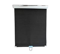 Store enrouleur à ventouse,store occultant rétractable,store de fenêtre à ventouse d'intérieur,store rétractable portable,pour maison/chambre/bureau,installation sans perçage,Black-35x125cm/14x49in