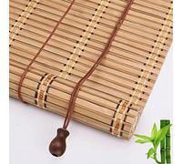 Store Enrouleur Bambou 50cm 60cm 80cm 90cm 100cm 120cm Large,Rideaux en Bambou Pare-soleil,Store À Rouleau Pour Porte/Fenêtre,Stores Romains Levage Pour Intérieur/Extérieur,W×H-135x220cm/53x86.5in