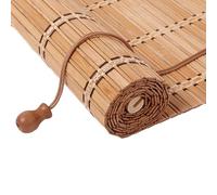 Store Enrouleur Bambou Naturel,Store Occultant en Bambou Exterieur,Stores À Rouleaux Romains, Stores enroulables pour Maison, intérieur et extérieur, Personnalisable - B - W155xH140cm/61x55in