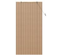 vidaXL Store Enrouleur avec des Rideaux Nature 100 x 220 cm Bambou, Store roulissant rectangulaire Moderne, en Bambou, avec contrôle de lumière pour Salon et Bureau