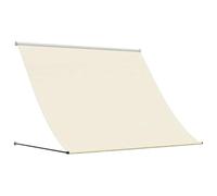 Store enrouleur crème 250 x 150 cm - Tissu de qualité supérieure (polyester 180 g/m² avec revêtement PA) et acier - Protection solaire parfaite pour terrasse et jardin - Durable et résistant aux
