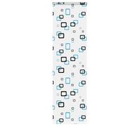vidaXL Store enrouleur de douche avec cassette largeur du tissu 76 cm