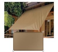 Store enrouleur d'extérieur avec bords plats en tissu pour pergola, terrasse, jardin, 2 x 3 m, durable et facile à utiliser, parfait pour la protection solaire et l'intimité.