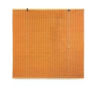 Store enrouleur en bambou occultant 95 % sur mesure, protection solaire respirante pour intérieur/extérieur, solution idéale pour l'intimité