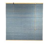 Store enrouleur en bambou occultant 95 % sur mesure, protection solaire respirante pour intérieur/extérieur, solution idéale pour l'intimité