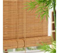 Store Enrouleur en Bambou,Rideau Fenetre Bois Occultant,Rétro Romain,Store Pare-Soleil pour Terrasse,Filtrage De La Lumière Stores Enroulables,pour Salon Balcon Salon De Thé (W185xH100cm(73x39in))