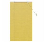 Store enrouleur en bambou - vidaXL - Jaune - 90x160 cm - Roulable - Peu d'entretien - Cordon de tirage - Protection UV