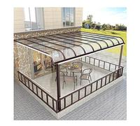 Store enrouleur en PVC transparent imperméable, pour fenêtre, jardin, balcon, terrasse, porte, 100 x 250 cm, polyvalent, durable et résistant aux intempéries