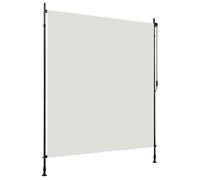 Store Enrouleur Extérieur 200x270 Cm Crème Polyester Manivelle Uv