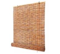 Store Enrouleur Exterieur 45 50 60 80 90 100 120 140 150 160 170 180cm Largeur Rideau Occultant Respirant/Intimité Stores À Rouleaux Romains Naturel Store Bateau En Bambou Pour Fenêtres Jardins