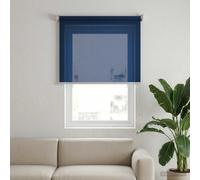 vidaXL Store enrouleur extérieur Auvent vertical HDPE 90% blocage UV Noir 80x140 cm