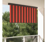 Store enrouleur extérieur pour balcon et terrasse, tissu résistant aux UV avec système de corde, protection solaire et confidentialité, finition en poudre antirouille,