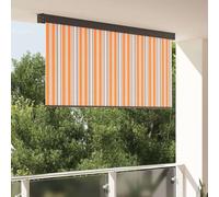 Store enrouleur extérieur pour balcon et terrasse, tissu résistant aux UV avec système de corde, protection solaire et confidentialité, design moderne et durable pour