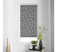 Douceur d'Intérieur, Store Enrouleur à Imprimés Japonais (60 x 90 cm) Envolea Gris, Polyester