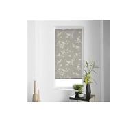 Store enrouleur imp. japonais 60 x 90 cm polyester rossignol Taupe Marron