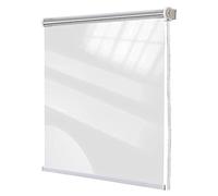 Store enrouleur imperméable à isolation thermique en PVC transparent, coupe-vent, anti-poussière et imperméable, pour l'intérieur et l'extérieur, taille 1,5 x 1,6 m