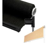 Store enrouleur imperméable d'extérieur pour pergolas, terrasses, balcons et jardins en alliage d'aluminium durable, protection UV et écran d'intimité, installation facile