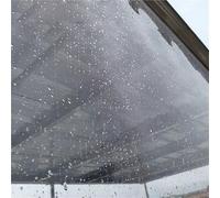 Store Enrouleur Imperméable en PVC Renforcé Extérieur Personnalisable pour Pergola/Garage/Congélateur de Supermarché Anti-UV Sans Jaunissement avec Poignée Intérieur/Extérieur Anti-Poussière(W125xH140