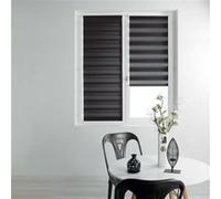 Store enrouleur jour et nuit 45 x 180 cm polyester daynight Noir store d'intérieur Noir G