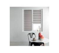 Store Enrouleur Jour Nuit "Daynight" 45x180cm Taupe