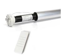 Store Enrouleur Kit Motorisation sans Fil Avosdim - Moteur à Batterie Rechargeable + Télécommande - Installation Facile (Tube ø32mm, LG Tube 120cm)