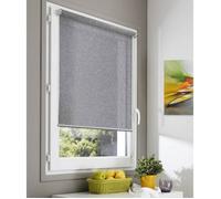 Store Enrouleur - MADECOSTORE - Paillette - Gris Anthracite - L64 x H190cm - Tamisant