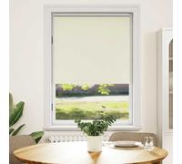 vidaXL Rolgordijn verduisterend 100 x 175 cm crême240116 Blanc G