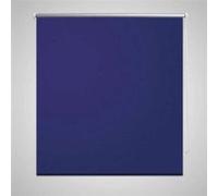vidaXL Store enrouleur occultant 100 x 230 cm bleu